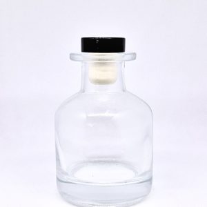 Botella de Vidrio Transparente con Atomizador 30ml