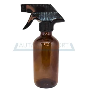 Botella de Vidrio Ámbar con Atomizador 250 ml