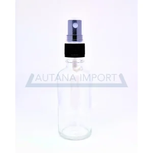 Botella Vidrio Transparente con Atomizador 50 ml